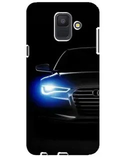 Чехол для Samsung Galaxy A6 2018 (A600F) с картинкой «Неоновый взгляд Audi» Чехол для Samsung Galaxy A6 2018 (A600F) с картинкой «Неоновый взгляд Audi»