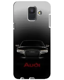 Чехол для Samsung Galaxy A6 2018 (A600F) с картинкой «Audi — градиентный контур» Чехол для Samsung Galaxy A6 2018 (A600F) с картинкой «Audi — градиентный контур»