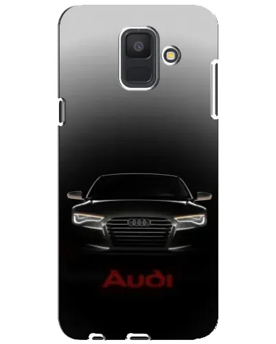 Чехол для Samsung Galaxy A6 2018 (A600F) с картинкой «Audi — градиентный контур»