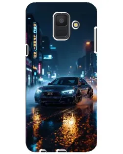 Чехол для Samsung Galaxy A6 2018 (A600F) с картинкой «Ночной город и Audi» Чехол для Samsung Galaxy A6 2018 (A600F) с картинкой «Ночной город и Audi»