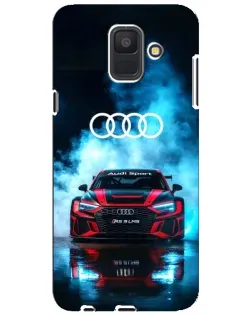 Чехол для Samsung Galaxy A6 2018 (A600F) с картинкой «Audi Sport — неон» Чехол для Samsung Galaxy A6 2018 (A600F) с картинкой «Audi Sport — неон»