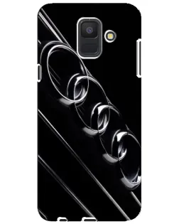 Чехол для Samsung Galaxy A6 2018 (A600F) с картинкой «Audi — абстрактные кольца» Чехол для Samsung Galaxy A6 2018 (A600F) с картинкой «Audi — абстрактные кольца»