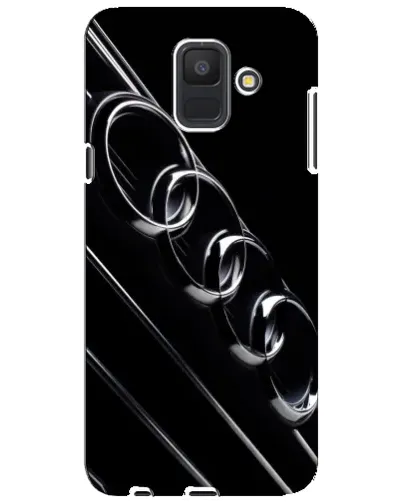 Чехол для Samsung Galaxy A6 2018 (A600F) с картинкой «Audi — абстрактные кольца»