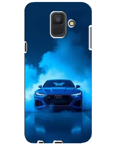 Чехол для Samsung Galaxy A6 2018 (A600F) с картинкой «Audi — голубая энергия»