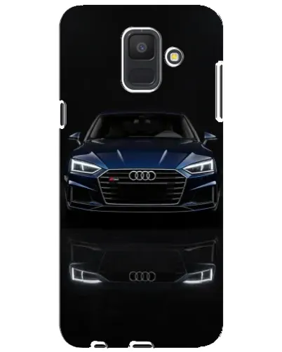 Чехол для Samsung Galaxy A6 2018 (A600F) с картинкой «Audi — ночное отражение»