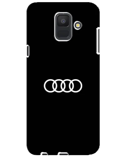 Чехол для Samsung Galaxy A6 2018 (A600F) с картинкой «Audi White Logo»