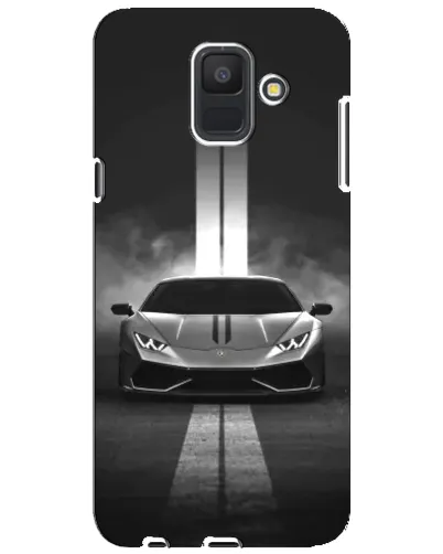 Чехол для Samsung Galaxy A6 2018 (A600F) с картинкой «Lamborghini симметрия дорог»