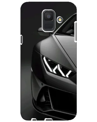 Чехол для Samsung Galaxy A6 2018 (A600F) с картинкой «Lamborghini фары детализация»