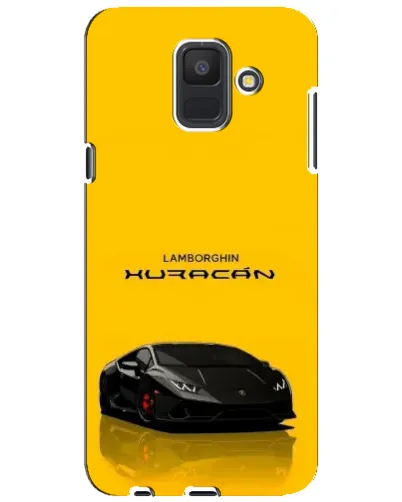 Чехол для Samsung Galaxy A6 2018 (A600F) с картинкой «Lamborghini Huracan черный»