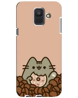 Чехол для Samsung Galaxy A6 2018 (A600F) с картинкой «Кофейный Пушин» Чехол для Samsung Galaxy A6 2018 (A600F) с картинкой «Кофейный Пушин»