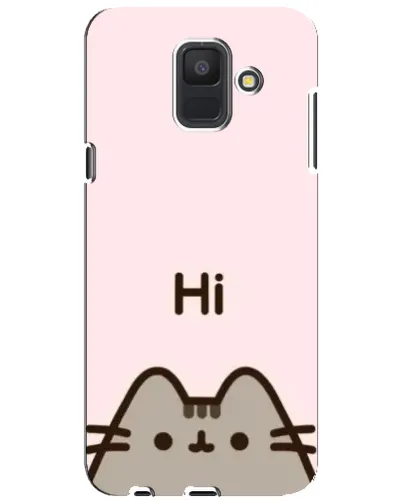 Чехол для Samsung Galaxy A6 2018 (A600F) с картинкой «Пушин говорит Hi» Чехол для Samsung Galaxy A6 2018 (A600F) с картинкой «Пушин говорит Hi»