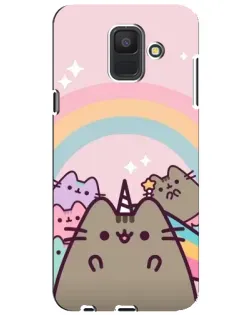 Чехол для Samsung Galaxy A6 2018 (A600F) с картинкой «Единорог Pusheen» Чехол для Samsung Galaxy A6 2018 (A600F) с картинкой «Единорог Pusheen»