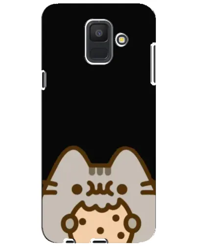 Чехол для Samsung Galaxy A6 2018 (A600F) с картинкой «Пушин на черном» Чехол для Samsung Galaxy A6 2018 (A600F) с картинкой «Пушин на черном»