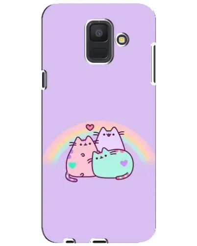 Чехол для Samsung Galaxy A6 2018 (A600F) с картинкой «Радужные Пушины» Чехол для Samsung Galaxy A6 2018 (A600F) с картинкой «Радужные Пушины»