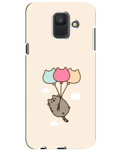 Чехол для Samsung Galaxy A6 2018 (A600F) с картинкой «Пушин на шариках» Чехол для Samsung Galaxy A6 2018 (A600F) с картинкой «Пушин на шариках»