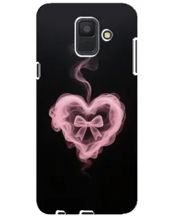 Чохол для Samsung Galaxy A6 2018 (A600F) з картинкою «Димчасте серце» Чохол для Samsung Galaxy A6 2018 (A600F) з картинкою «Димчасте серце»