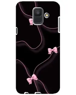 Чехол для Samsung Galaxy A6 2018 (A600F) с картинкой «Розовые ленты» Чехол для Samsung Galaxy A6 2018 (A600F) с картинкой «Розовые ленты»