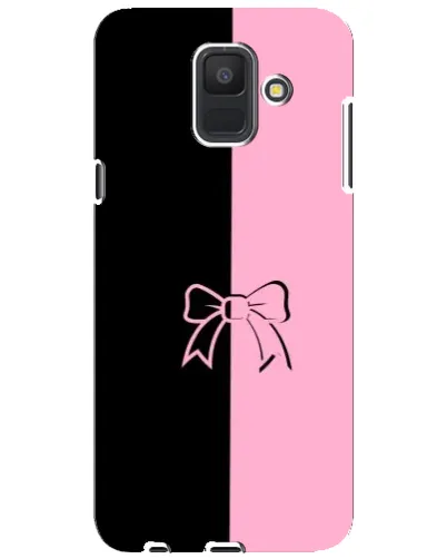 Чехол для Samsung Galaxy A6 2018 (A600F) с картинкой «Половинки банта» Чехол для Samsung Galaxy A6 2018 (A600F) с картинкой «Половинки банта»
