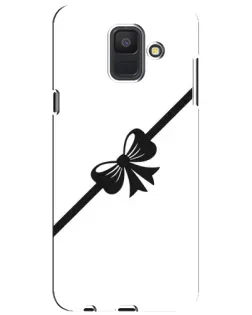 Чехол для Samsung Galaxy A6 2018 (A600F) с картинкой «Диагональный бант» Чехол для Samsung Galaxy A6 2018 (A600F) с картинкой «Диагональный бант»