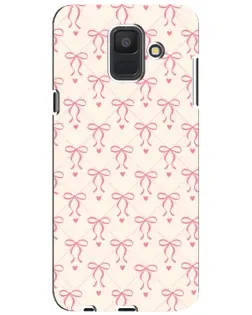 Чехол для Samsung Galaxy A6 2018 (A600F) с картинкой «Розовые бантики Coquette» Чехол для Samsung Galaxy A6 2018 (A600F) с картинкой «Розовые бантики Coquette»