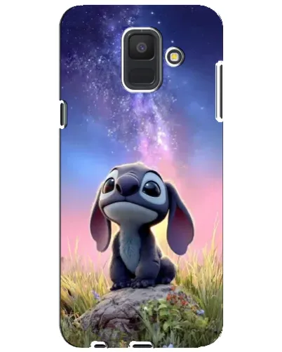 Чехол для Samsung Galaxy A6 2018 (A600F) с картинкой «Стич на рассвете»