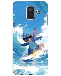 Чехол для Samsung Galaxy A6 2018 (A600F) с картинкой «Стич на волне» Чехол для Samsung Galaxy A6 2018 (A600F) с картинкой «Стич на волне»