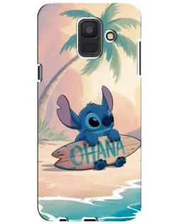 Чехол для Samsung Galaxy A6 2018 (A600F) с картинкой «Стич на серфе» Чехол для Samsung Galaxy A6 2018 (A600F) с картинкой «Стич на серфе»