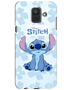 Чехол для Samsung Galaxy A6 2018 (A600F) с картинкой «Stitch среди цветов» Чехол для Samsung Galaxy A6 2018 (A600F) с картинкой «Stitch среди цветов»