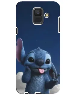Чехол для Samsung Galaxy A6 2018 (A600F) с картинкой «Стич в облаках» Чехол для Samsung Galaxy A6 2018 (A600F) с картинкой «Стич в облаках»