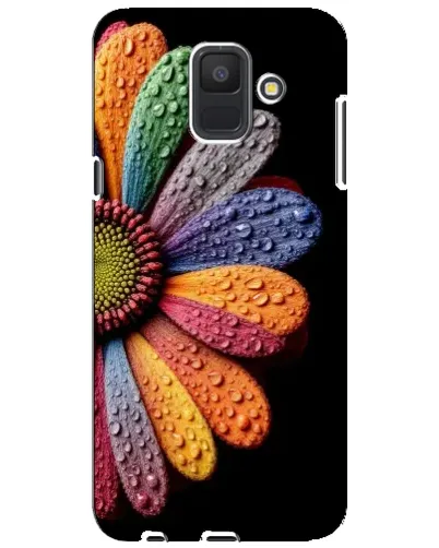 Чехол для Samsung Galaxy A6 2018 (A600F) с картинкой «Радужный цветок» Чехол для Samsung Galaxy A6 2018 (A600F) с картинкой «Радужный цветок»