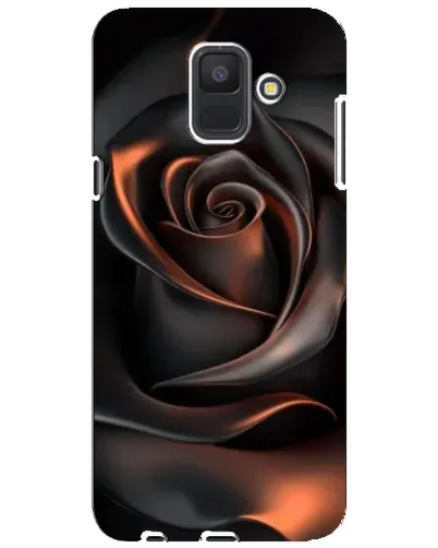 Чехол для Samsung Galaxy A6 2018 (A600F) с картинкой «Шелковая черная роза» Чехол для Samsung Galaxy A6 2018 (A600F) с картинкой «Шелковая черная роза»