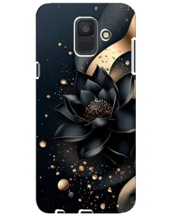 Чехол для Samsung Galaxy A6 2018 (A600F) с картинкой «Черный лотос»