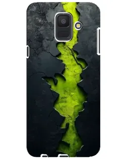 Чохол для Samsung Galaxy A6 2018 (A600F) з картинкою «Салатовий розлом скелі» Чохол для Samsung Galaxy A6 2018 (A600F) з картинкою «Салатовий розлом скелі»