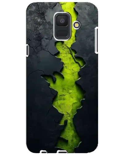 Чехол для Samsung Galaxy A6 2018 (A600F) с картинкой «Салатовый разлом скалы» Чехол для Samsung Galaxy A6 2018 (A600F) с картинкой «Салатовый разлом скалы»