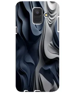 Чохол для Samsung Galaxy A6 2018 (A600F) з картинкою «Об'ємні сині складки» Чохол для Samsung Galaxy A6 2018 (A600F) з картинкою «Об'ємні сині складки»