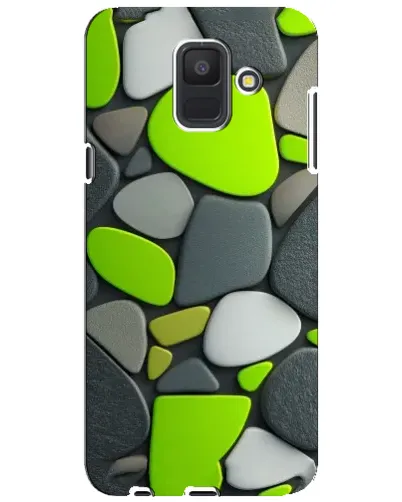 Чехол для Samsung Galaxy A6 2018 (A600F) с картинкой «Яркая неоновая галька» Чехол для Samsung Galaxy A6 2018 (A600F) с картинкой «Яркая неоновая галька»