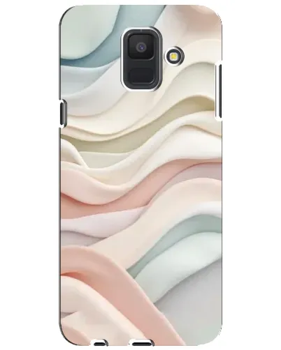 Чехол для Samsung Galaxy A6 2018 (A600F) с картинкой «Пастельные нежные волны» Чехол для Samsung Galaxy A6 2018 (A600F) с картинкой «Пастельные нежные волны»