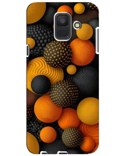Чехол для Samsung Galaxy A6 2018 (A600F) с картинкой «Объемные оранжевые сферы» Чехол для Samsung Galaxy A6 2018 (A600F) с картинкой «Объемные оранжевые сферы»