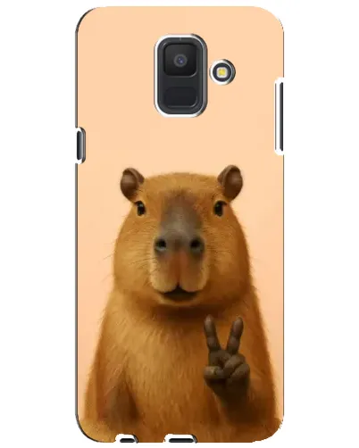 Чехол для Samsung Galaxy A6 2018 (A600F) с картинкой «Капибара виктория» Чехол для Samsung Galaxy A6 2018 (A600F) с картинкой «Капибара виктория»