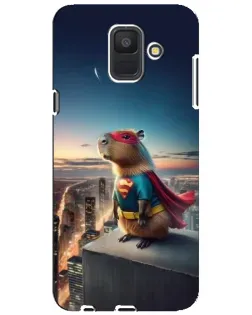 Чехол для Samsung Galaxy A6 2018 (A600F) с картинкой «Капи-мен супергерой» Чехол для Samsung Galaxy A6 2018 (A600F) с картинкой «Капи-мен супергерой»