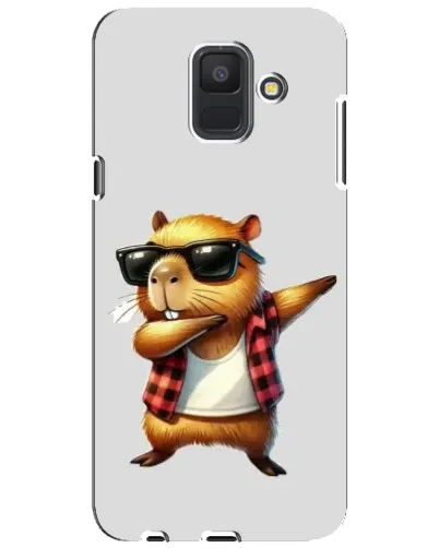 Чехол для Samsung Galaxy A6 2018 (A600F) с картинкой «Капибара рэпер даб» Чехол для Samsung Galaxy A6 2018 (A600F) с картинкой «Капибара рэпер даб»