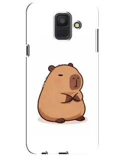 Чехол для Samsung Galaxy A6 2018 (A600F) с картинкой «Толстенькая капибара» Чехол для Samsung Galaxy A6 2018 (A600F) с картинкой «Толстенькая капибара»