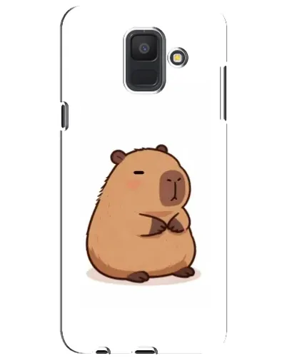 Чехол для Samsung Galaxy A6 2018 (A600F) с картинкой «Толстенькая капибара» Чехол для Samsung Galaxy A6 2018 (A600F) с картинкой «Толстенькая капибара»