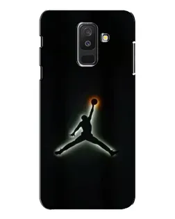 Чехол для Samsung Galaxy A6 Plus 2018 (A605) с картинкой «Jordan Gradient Logo»