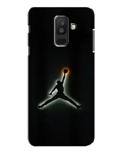 Чехол для Samsung Galaxy A6 Plus 2018 (A605) с картинкой «Jordan Gradient Logo»