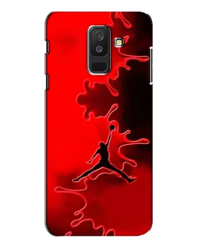Чехол для Samsung Galaxy A6 Plus 2018 (A605) с картинкой «Jordan Red Smoke»