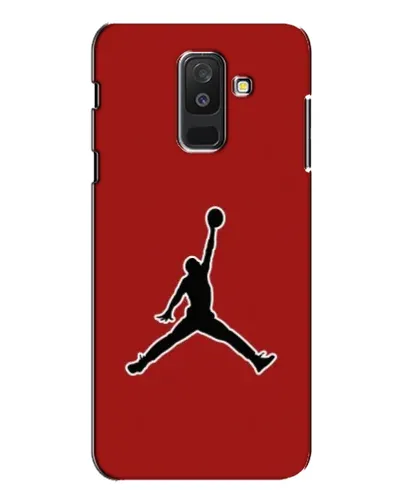Чехол для Samsung Galaxy A6 Plus 2018 (A605) с картинкой «Jordan Red Back»