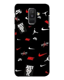 Чехол для Samsung Galaxy A6 Plus 2018 (A605) с картинкой «Nike Mix Pattern»