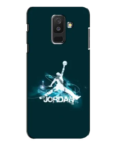 Чехол для Samsung Galaxy A6 Plus 2018 (A605) с картинкой «Jordan Blue Fire»