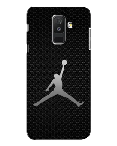 Чехол для Samsung Galaxy A6 Plus 2018 (A605) с картинкой «Jordan Dark Carbon»